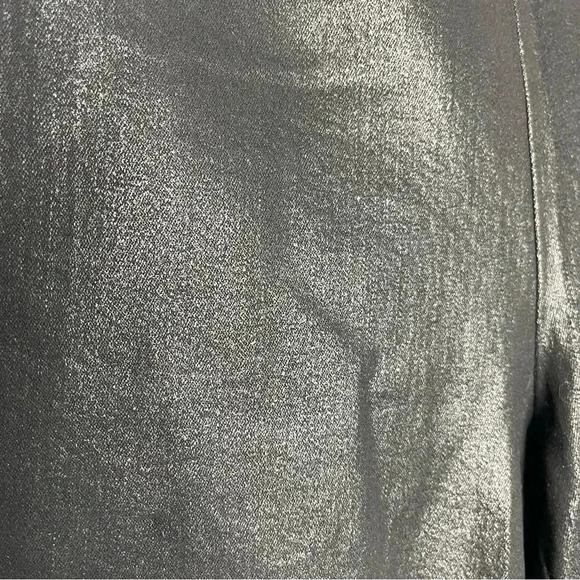 NYDJ Marca Slimming Coated Leggings Black Size 8 Pull On - Picture 6 of 9